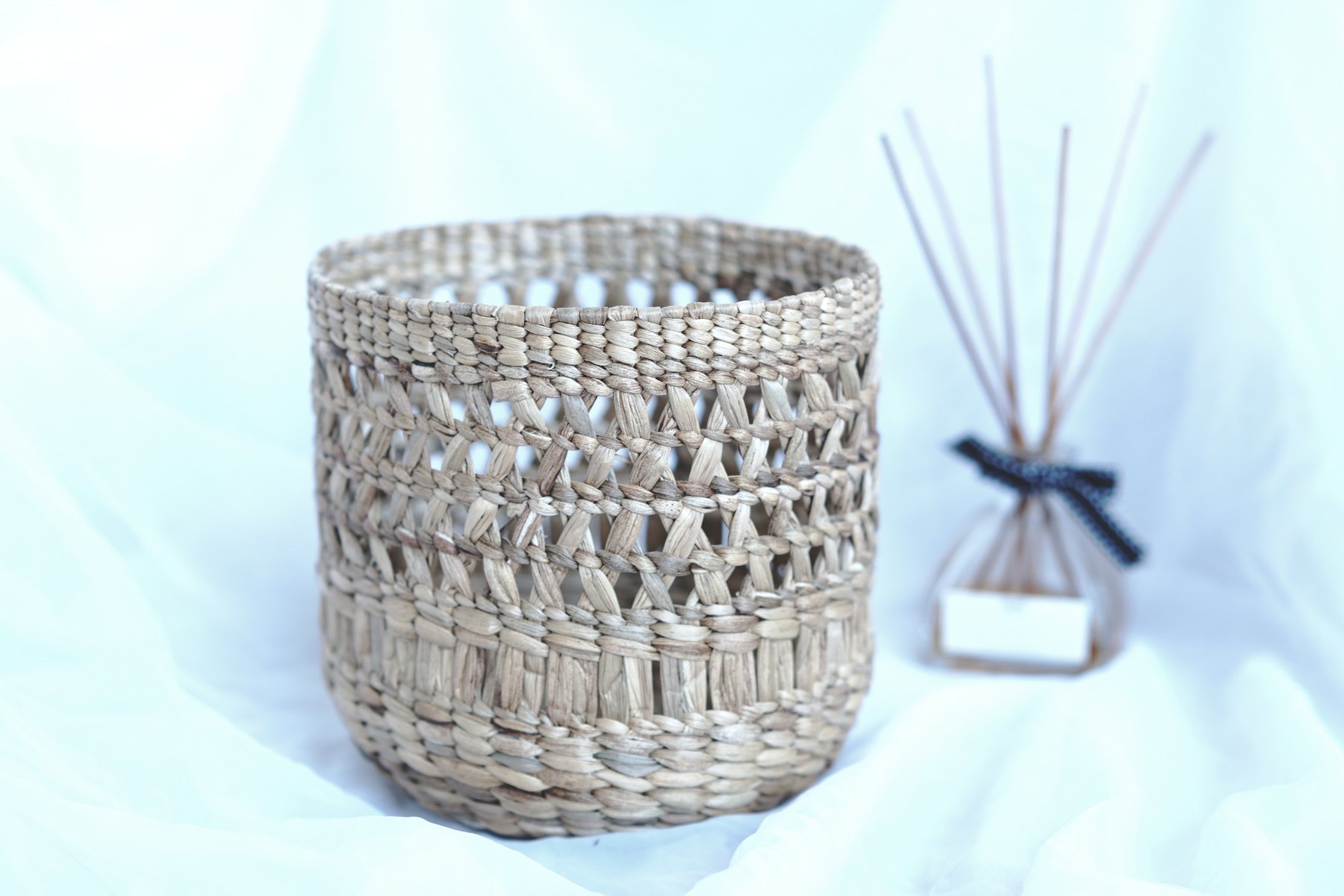 Water hyacinth fruit basket