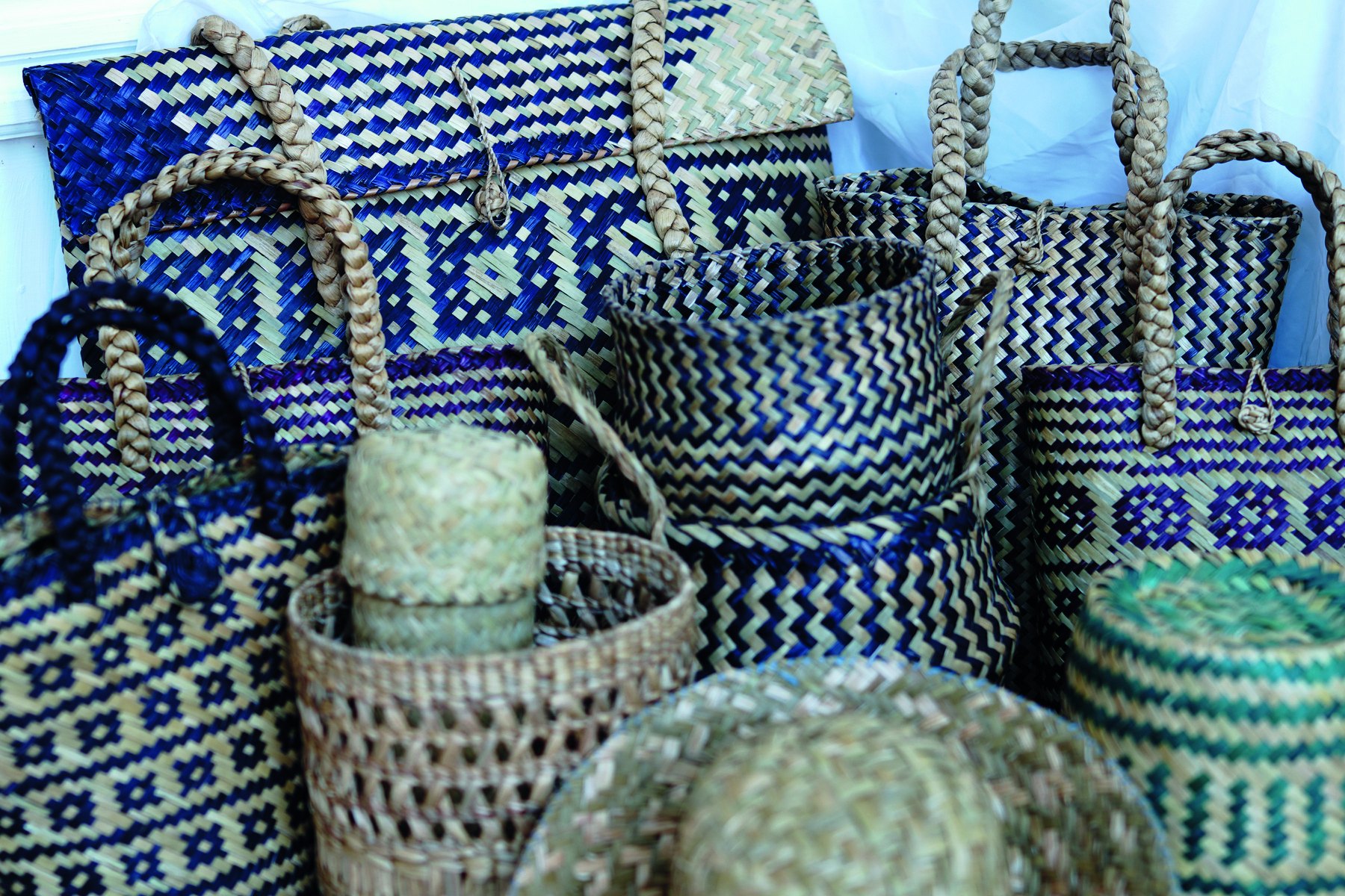 PurunKu woven bags, baskets, and hats